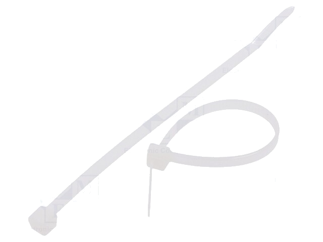 Kabelbinder; L: 710mm; W: 7,6mm; polyamide; 667N; natuurlijk Kabelbinder; L: 710mm; W: 7,6mm; polyamide; 667N; natuurlijk